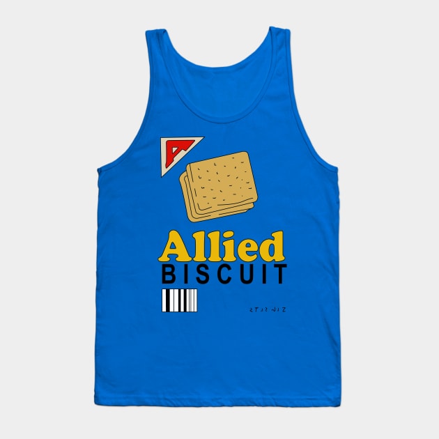 Simpsons - Allied Biscuit Tank Top by NutsnGum